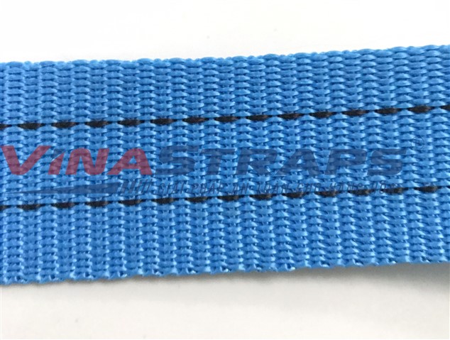 dây đai vải bản 35mm màu xanh
