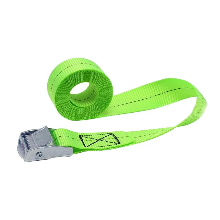 Dây chằng hàng khóa cam bản 25mm x 3m xanh neon không móc